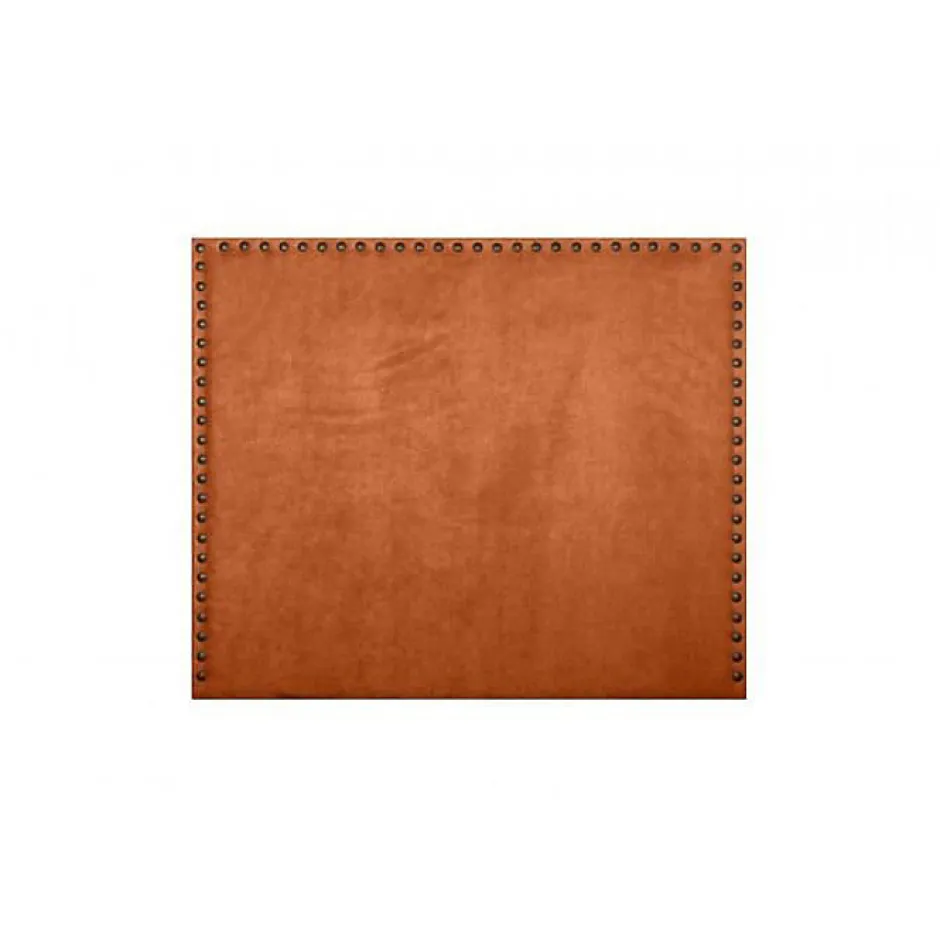 Eccox Tête de lit Lirio en tissu orange 100