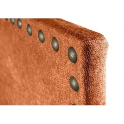 Eccox Tête de lit Lirio en tissu orange 100