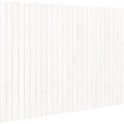 Vidaxl Tête de lit murale Blanc 159,5x3x110 cm Bois massif de pin