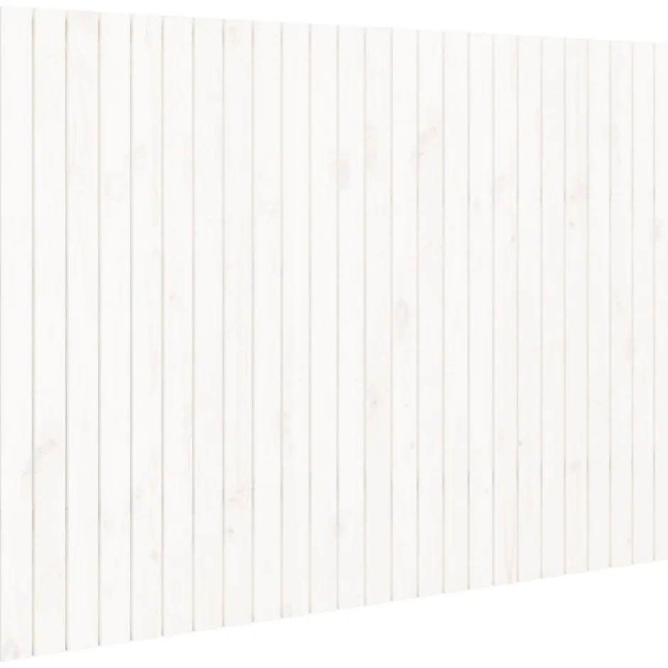 Vidaxl Tête de lit murale Blanc 159,5x3x110 cm Bois massif de pin