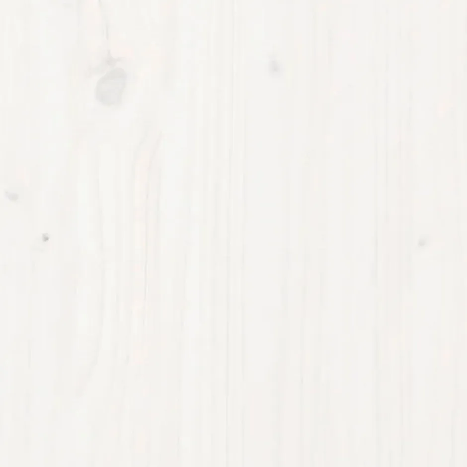 Vidaxl Tête de lit murale Blanc 159,5x3x110 cm Bois massif de pin