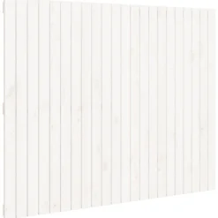 Vidaxl Tête de lit murale Blanc 140x3x110 cm Bois massif de pin