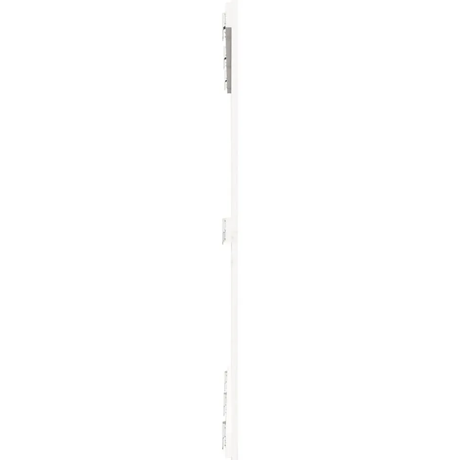 Vidaxl Tête de lit murale Blanc 140x3x110 cm Bois massif de pin