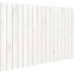 Vidaxl Tête de lit murale Blanc 108x3x60 cm Bois massif de pin