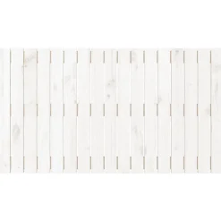 Vidaxl Tête de lit murale Blanc 108x3x60 cm Bois massif de pin