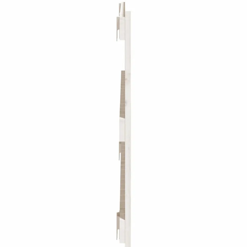 Vidaxl Tête de lit murale Blanc 108x3x60 cm Bois massif de pin