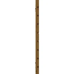 Vidaxl Tête de lit murale Marron miel 156x3x63 cm Bois massif de pin