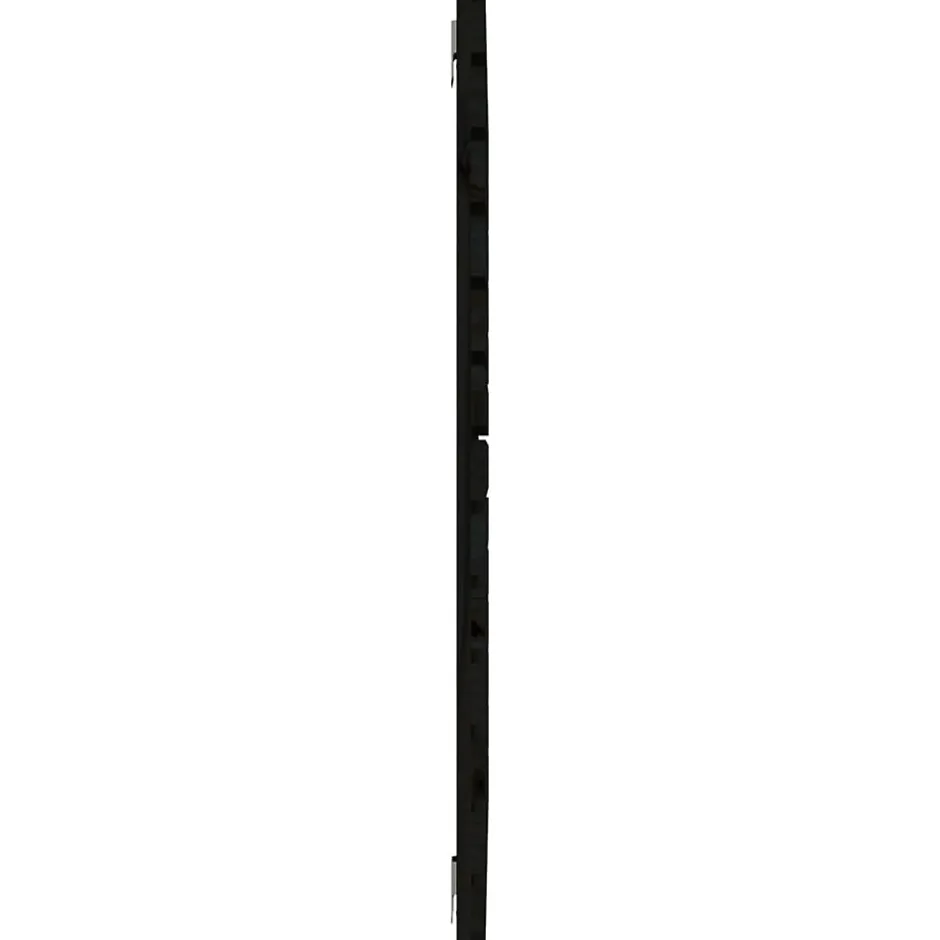 Vidaxl Tête de lit murale Noir 141x3x91,5 cm Bois massif de pin