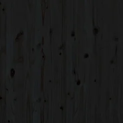Vidaxl Tête de lit murale Noir 141x3x91,5 cm Bois massif de pin