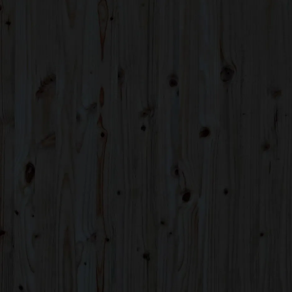 Vidaxl Tête de lit murale Noir 141x3x91,5 cm Bois massif de pin