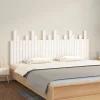 Vidaxl Tête de lit murale 185x3x80 cm bois de pin blanc