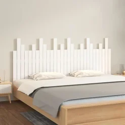 Vidaxl Tête de lit murale 185x3x80 cm bois de pin blanc