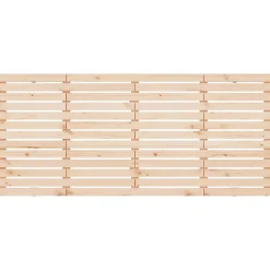 Vidaxl Tête de lit murale 206x3x91,5 cm Bois massif de pin Discount