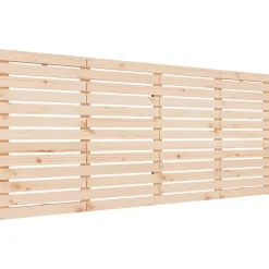 Vidaxl Tête de lit murale 206x3x91,5 cm Bois massif de pin Discount