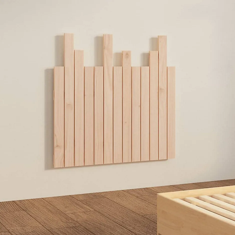 Vidaxl Tête de lit murale 82,5x3x80 cm Bois massif de pin