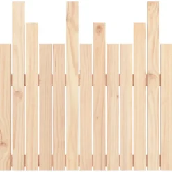 Vidaxl Tête de lit murale 82,5x3x80 cm Bois massif de pin