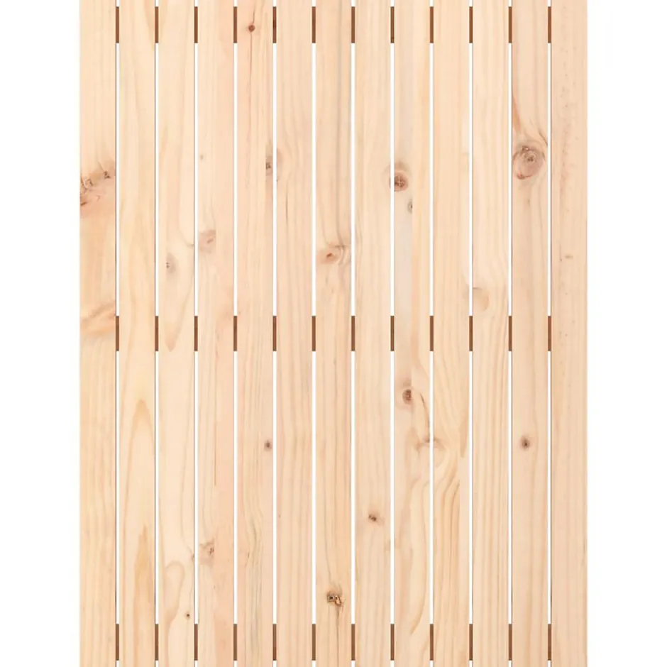 Vidaxl Tête de lit murale 82,5x3x110 cm Bois massif de pin
