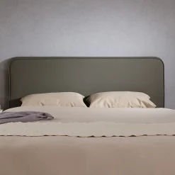 Idimex Tête de lit NAOFE 120 avec fixation murale - Gris