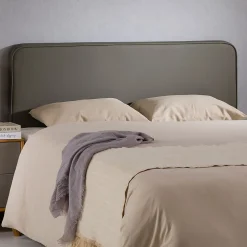 Idimex Tête de lit NAOFE 120 avec fixation murale - Gris