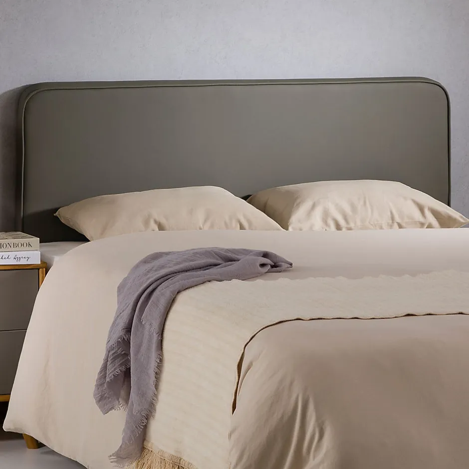 Idimex Tête de lit NAOFE 120 avec fixation murale - Gris