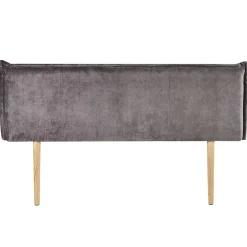 Idimex Tête de lit OVIO 160 sur pieds, en tissu - Gris New