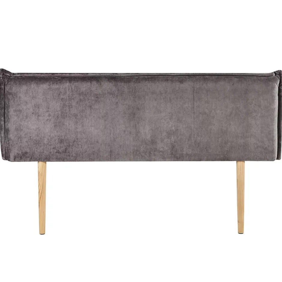 Idimex Tête de lit OVIO 160 sur pieds, en tissu - Gris New