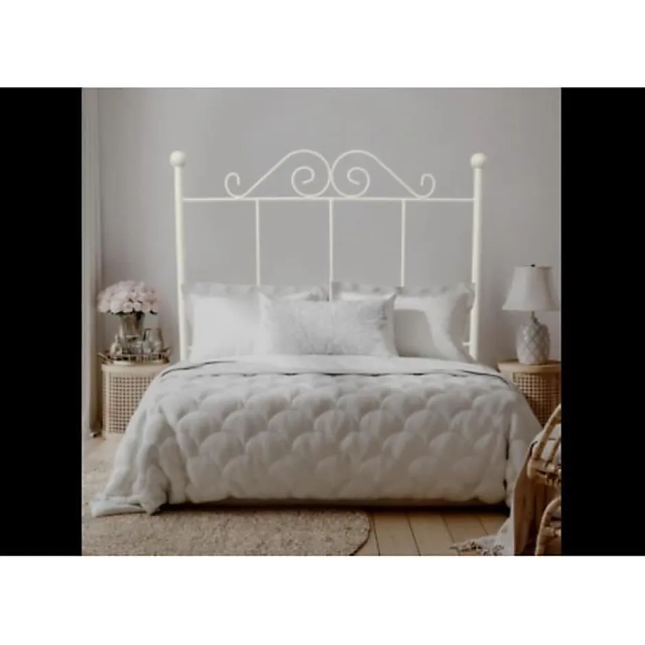 Eccox Tête de lit Palace Forge pour lit 150 Beige 158x125x4. Matris