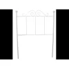 Eccox Tête de lit Palace Forge pour lit 150 Blanc 158x125x4. Matris