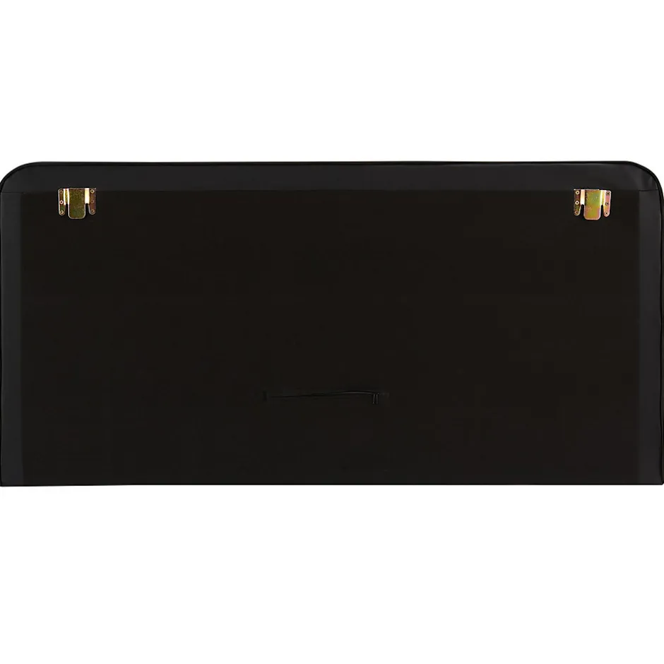 Idimex Tête de lit RIVEN 140 avec fixation murale - Noir
