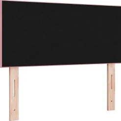 Vidaxl Tête de lit Rose 100 cm Velours Outlet