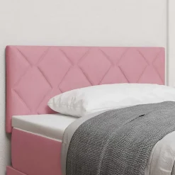 Vidaxl Tête de lit Rose 100 cm Velours Outlet