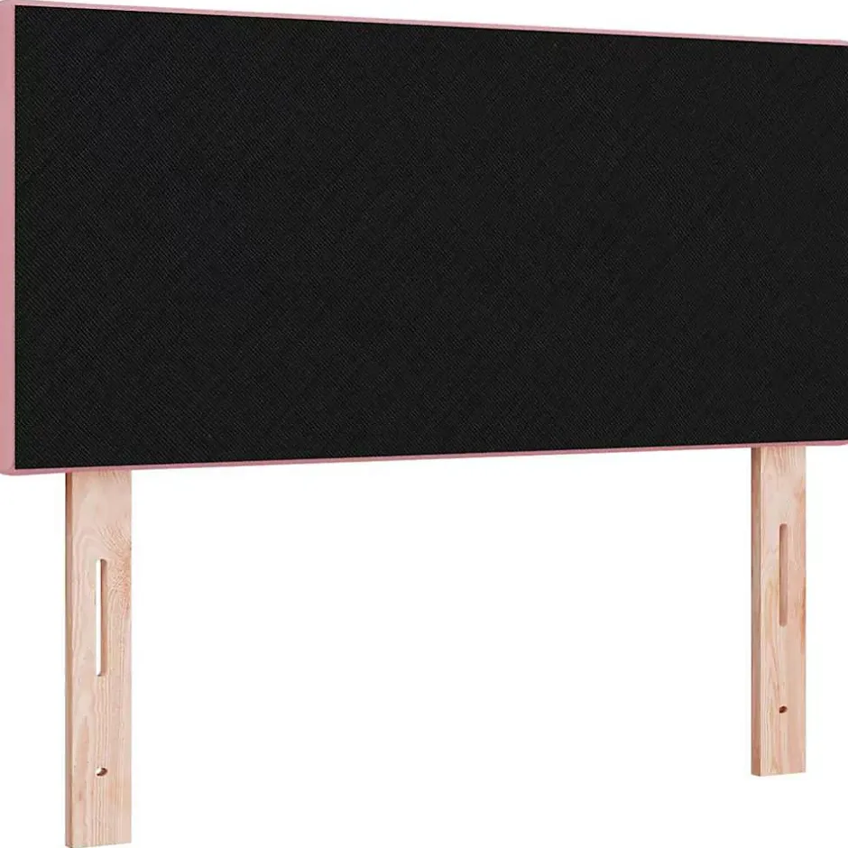 Vidaxl Tête de lit Rose 100 cm Velours Outlet
