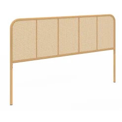 IDMarket Tête de lit sur pied FLORA 160 cm façon cannage Best