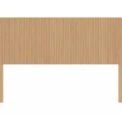 IDMarket Tête de lit sur pied JULIETTE 160 cm effet lattes tasseau bois Best