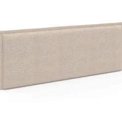 IDMarket Tête de lit suspendue ALHYA 160 cm en tissu beige lin