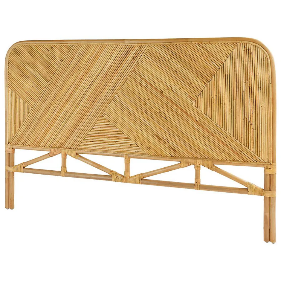 Atmosphera Créateur D'Intérieur Tête de lit Tanae rotin beige 160x105cm - Atmosphera