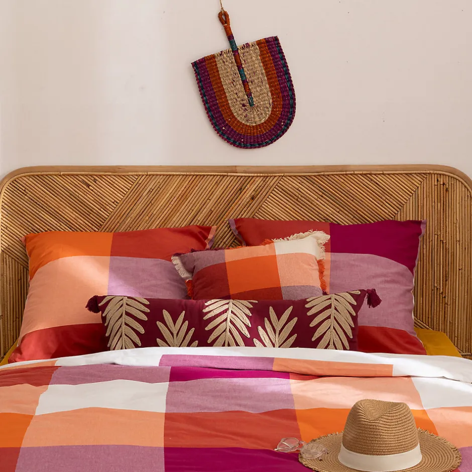 Atmosphera Créateur D'Intérieur Tête de lit Tanae rotin beige 160x105cm - Atmosphera