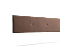Moonia Tête de Lit Tapisée ALMA Aqualine 170x50x5 cm - Chocolat -