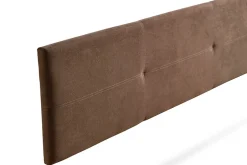 Moonia Tête de Lit Tapisée ALMA Aqualine 170x50x5 cm - Chocolat -