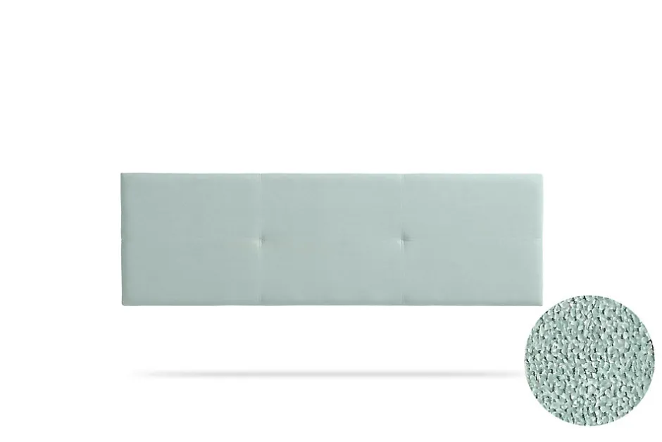 Moonia Tête de Lit Tapisée ALMA Aqualine 170x50x5 cm - Vert Aqua -