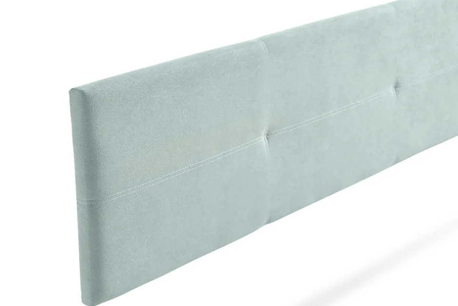 Moonia Tête de Lit Tapisée ALMA Aqualine 170x50x5 cm - Vert Aqua -