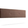 Moonia Tête de Lit Tapisée ALMA Aqualine 115x50x5 cm - Chocolat - Best