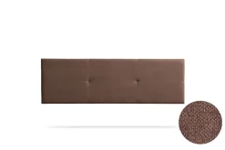 Moonia Tête de Lit Tapisée ALMA Aqualine 115x50x5 cm - Chocolat - Best