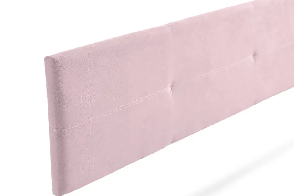 Moonia Tête de Lit Tapisée ALMA Aqualine 100x50x5 cm - Rose Clair - Outlet