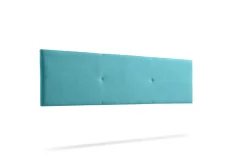 Moonia Tête de Lit Tapisée ALMA Aqualine 170x50x5 cm - Turquoise -