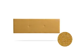Moonia Tête de Lit Tapisée ALMA Aqualine 90x50x5 cm - Moutarde -