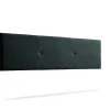 Moonia Tête de Lit Tapisée ALMA Aqualine 170x50x5 cm - Noir - Clearance