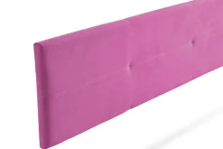Moonia Tête de Lit Tapisée ALMA Aqualine 100x50x5 cm - Fuchsia -