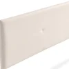 Moonia Tête de Lit Tapisée ALMA Simili cuir 170x50x5 cm - Beige - Discount