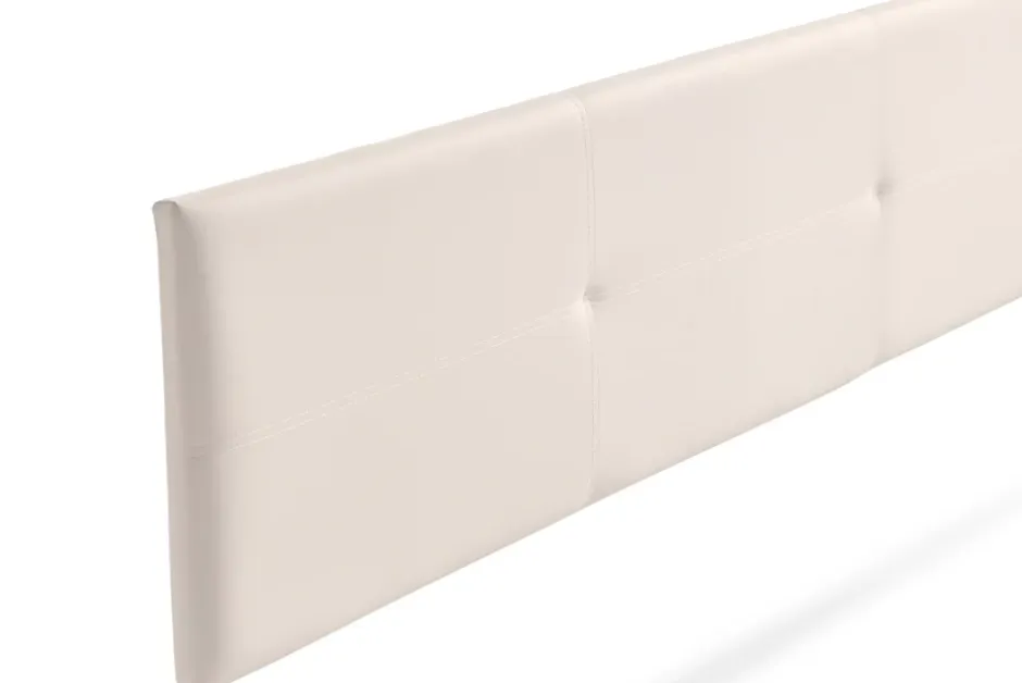 Moonia Tête de Lit Tapisée ALMA Simili cuir 170x50x5 cm - Beige - Discount